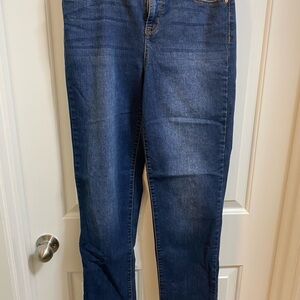 Ella Moss Dark Blue Straight Leg Jeans